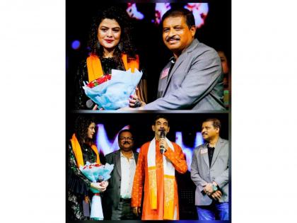 Palak Muchhal and Neil-Arijit Perform in Hyderabad, Organised by BSS and Abhijeeth Bhattacharjee, Culture Committee Chairman | Palak Muchhal and Neil-Arijit Perform in Hyderabad, Organised by BSS and Abhijeeth Bhattacharjee, Culture Committee Chairman