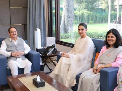 "Led by PM Modi, our nation has taken meaningful steps...," says Deepika Padukone after being appointed as India's first Mental Health Ambassador | "Led by PM Modi, our nation has taken meaningful steps...," says Deepika Padukone after being appointed as India's first Mental Health Ambassador "Led by PM Modi, our nation has taken meaningful steps...," says Deepika Padukone after being appointed as India's first Mental Health Ambassador | "Led by PM Modi, our nation has taken meaningful steps...," says Deepika Padukone after being appointed as India's first Mental Health Ambassador