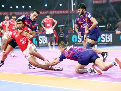 PKL 12: Akshit's heroic Super 10 helps table toppers Dabang Delhi complete double over Gujarat Giants | PKL 12: Akshit's heroic Super 10 helps table toppers Dabang Delhi complete double over Gujarat Giants PKL 12: Akshit's heroic Super 10 helps table toppers Dabang Delhi complete double over Gujarat Giants | PKL 12: Akshit's heroic Super 10 helps table toppers Dabang Delhi complete double over Gujarat Giants