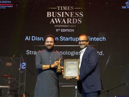 Abhinav Gupta-led Stradux Honored at Times Business Awards 2025 in Hyderabad | Abhinav Gupta-led Stradux Honored at Times Business Awards 2025 in Hyderabad Abhinav Gupta-led Stradux Honored at Times Business Awards 2025 in Hyderabad | Abhinav Gupta-led Stradux Honored at Times Business Awards 2025 in Hyderabad
