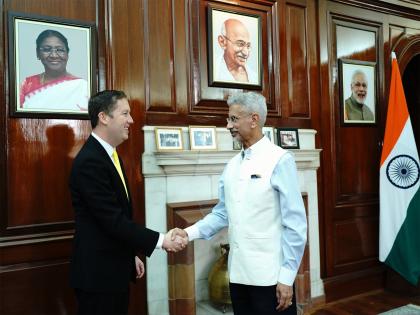 Jaishankar meets US Ambassador-designate Sergio Gor, discusses India-US ties | Jaishankar meets US Ambassador-designate Sergio Gor, discusses India-US ties Jaishankar meets US Ambassador-designate Sergio Gor, discusses India-US ties | Jaishankar meets US Ambassador-designate Sergio Gor, discusses India-US ties