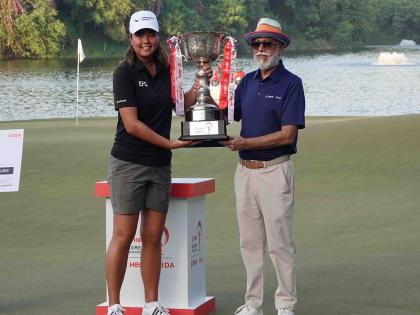 Shannon wins Women's Indian Open in a dramatic finish; Hitaashee falters to finish third | Shannon wins Women's Indian Open in a dramatic finish; Hitaashee falters to finish third