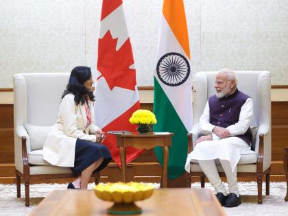 PM Modi meets Canadian FM Anand, stresses enhanced cooperation in trade, energy, technology | PM Modi meets Canadian FM Anand, stresses enhanced cooperation in trade, energy, technology