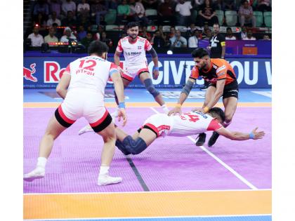 Guman Singh stars as UP Yoddhas crush U Mumba 40-24 to end losing streak | Guman Singh stars as UP Yoddhas crush U Mumba 40-24 to end losing streak Guman Singh stars as UP Yoddhas crush U Mumba 40-24 to end losing streak | Guman Singh stars as UP Yoddhas crush U Mumba 40-24 to end losing streak
