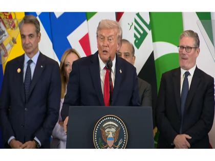 "India and Pakistan are going to live very nicely together," says Trump at Gaza Peace Summit | "India and Pakistan are going to live very nicely together," says Trump at Gaza Peace Summit