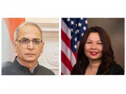 Indian Ambassador Vinay Kwatra meets US Senator Tammy Duckworth; discusses trade, energy and defence cooperation | Indian Ambassador Vinay Kwatra meets US Senator Tammy Duckworth; discusses trade, energy and defence cooperation Indian Ambassador Vinay Kwatra meets US Senator Tammy Duckworth; discusses trade, energy and defence cooperation | Indian Ambassador Vinay Kwatra meets US Senator Tammy Duckworth; discusses trade, energy and defence cooperation