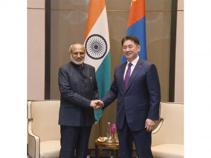 VP Radhakrishnan holds talks with Mongolian President on various aspects of bilateral ties | VP Radhakrishnan holds talks with Mongolian President on various aspects of bilateral ties VP Radhakrishnan holds talks with Mongolian President on various aspects of bilateral ties | VP Radhakrishnan holds talks with Mongolian President on various aspects of bilateral ties