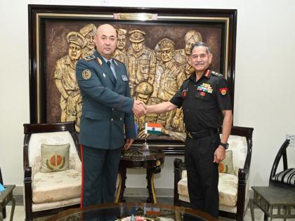 Army Chief General Upendra Dwivedi meets Kazakhstan counterpart, reaffirms defence partnership | Army Chief General Upendra Dwivedi meets Kazakhstan counterpart, reaffirms defence partnership Army Chief General Upendra Dwivedi meets Kazakhstan counterpart, reaffirms defence partnership | Army Chief General Upendra Dwivedi meets Kazakhstan counterpart, reaffirms defence partnership