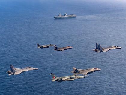 Indian Air Force, Royal Navy conduct joint exercise over Indian Ocean | Indian Air Force, Royal Navy conduct joint exercise over Indian Ocean Indian Air Force, Royal Navy conduct joint exercise over Indian Ocean | Indian Air Force, Royal Navy conduct joint exercise over Indian Ocean