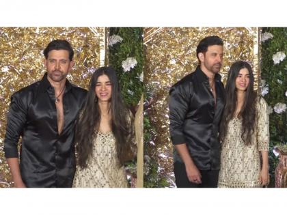 Hrithik Roshan, Saba Azad walk hand-in-hand at Ramesh Taurani's star-studded Diwali bash | Hrithik Roshan, Saba Azad walk hand-in-hand at Ramesh Taurani's star-studded Diwali bash Hrithik Roshan, Saba Azad walk hand-in-hand at Ramesh Taurani's star-studded Diwali bash | Hrithik Roshan, Saba Azad walk hand-in-hand at Ramesh Taurani's star-studded Diwali bash
