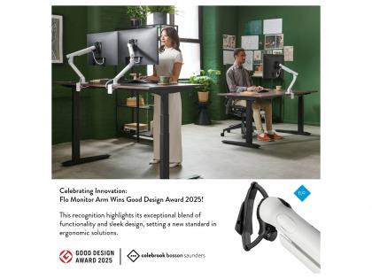 Colebrook Bosson Saunders' Flo Monitor Arm Wins Good Design Award 2025 | Colebrook Bosson Saunders' Flo Monitor Arm Wins Good Design Award 2025 Colebrook Bosson Saunders' Flo Monitor Arm Wins Good Design Award 2025 | Colebrook Bosson Saunders' Flo Monitor Arm Wins Good Design Award 2025