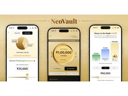 NeoFinity introduces NeoVault -- India's first gold account offering 5% higher returns on digital gold investments | NeoFinity introduces NeoVault -- India's first gold account offering 5% higher returns on digital gold investments NeoFinity introduces NeoVault -- India's first gold account offering 5% higher returns on digital gold investments | NeoFinity introduces NeoVault -- India's first gold account offering 5% higher returns on digital gold investments