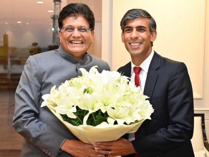 Union Minister Piyush Goyal, former UK PM Sunak discuss strengthening bilateral economic partnership | Union Minister Piyush Goyal, former UK PM Sunak discuss strengthening bilateral economic partnership Union Minister Piyush Goyal, former UK PM Sunak discuss strengthening bilateral economic partnership | Union Minister Piyush Goyal, former UK PM Sunak discuss strengthening bilateral economic partnership