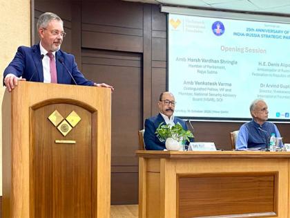 Ambassador Alipov highlights key achievements as India-Russia mark 25th anniversary of strategic partnership | Ambassador Alipov highlights key achievements as India-Russia mark 25th anniversary of strategic partnership Ambassador Alipov highlights key achievements as India-Russia mark 25th anniversary of strategic partnership | Ambassador Alipov highlights key achievements as India-Russia mark 25th anniversary of strategic partnership
