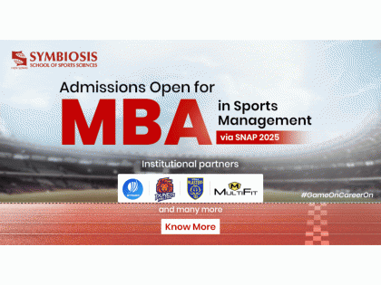 Admissions Open at Symbiosis School of Sports Sciences (SSSS) through SNAP 2025: Shape Your Future in Sports Management | Admissions Open at Symbiosis School of Sports Sciences (SSSS) through SNAP 2025: Shape Your Future in Sports Management Admissions Open at Symbiosis School of Sports Sciences (SSSS) through SNAP 2025: Shape Your Future in Sports Management | Admissions Open at Symbiosis School of Sports Sciences (SSSS) through SNAP 2025: Shape Your Future in Sports Management
