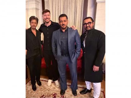 YouTuber MrBeast meets SRK, Salman, and Aamir in Riyadh; fuels buzz about possible collab | YouTuber MrBeast meets SRK, Salman, and Aamir in Riyadh; fuels buzz about possible collab YouTuber MrBeast meets SRK, Salman, and Aamir in Riyadh; fuels buzz about possible collab | YouTuber MrBeast meets SRK, Salman, and Aamir in Riyadh; fuels buzz about possible collab