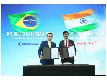 Embraer and Mahindra group forge strategic alliance to bring C-390 Millennium aircraft to India | Embraer and Mahindra group forge strategic alliance to bring C-390 Millennium aircraft to India Embraer and Mahindra group forge strategic alliance to bring C-390 Millennium aircraft to India | Embraer and Mahindra group forge strategic alliance to bring C-390 Millennium aircraft to India