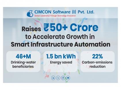 CIMCON Software (India) Pvt. Ltd. Raises ₹50+ Crore to Accelerate Growth in Smart Infrastructure Automation | CIMCON Software (India) Pvt. Ltd. Raises ₹50+ Crore to Accelerate Growth in Smart Infrastructure Automation CIMCON Software (India) Pvt. Ltd. Raises ₹50+ Crore to Accelerate Growth in Smart Infrastructure Automation | CIMCON Software (India) Pvt. Ltd. Raises ₹50+ Crore to Accelerate Growth in Smart Infrastructure Automation