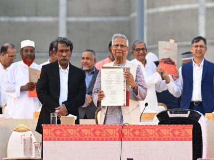Bangladesh's political parties sign post-uprising reform agendas | Bangladesh's political parties sign post-uprising reform agendas Bangladesh's political parties sign post-uprising reform agendas | Bangladesh's political parties sign post-uprising reform agendas