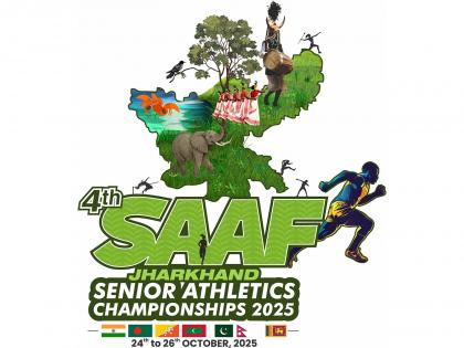 Jharkhand unveils logo, mascot, anthem for SAAF Senior Championships | Jharkhand unveils logo, mascot, anthem for SAAF Senior Championships Jharkhand unveils logo, mascot, anthem for SAAF Senior Championships | Jharkhand unveils logo, mascot, anthem for SAAF Senior Championships