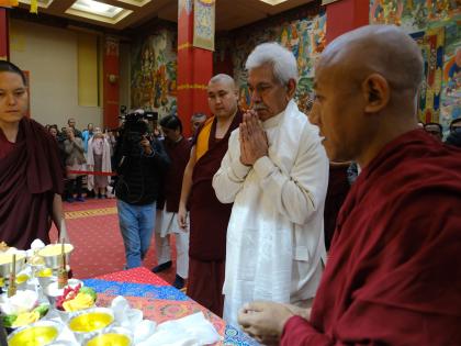 J-K LG pays obeisance to holy relics of Lord Buddha at Elista, Russia | J-K LG pays obeisance to holy relics of Lord Buddha at Elista, Russia J-K LG pays obeisance to holy relics of Lord Buddha at Elista, Russia | J-K LG pays obeisance to holy relics of Lord Buddha at Elista, Russia