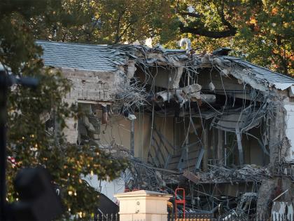 "Ground has been broken": Demolition starts to replace White House East Wing with Trump's ballroom | "Ground has been broken": Demolition starts to replace White House East Wing with Trump's ballroom "Ground has been broken": Demolition starts to replace White House East Wing with Trump's ballroom | "Ground has been broken": Demolition starts to replace White House East Wing with Trump's ballroom