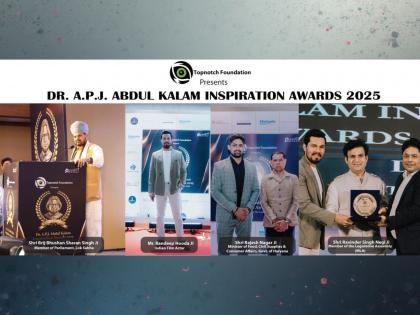 Topnotch Foundation Acknowledged and Felicitated the Winners of the Dr. A.P.J. Abdul Kalam Inspiration Awards 2025 | Topnotch Foundation Acknowledged and Felicitated the Winners of the Dr. A.P.J. Abdul Kalam Inspiration Awards 2025 Topnotch Foundation Acknowledged and Felicitated the Winners of the Dr. A.P.J. Abdul Kalam Inspiration Awards 2025 | Topnotch Foundation Acknowledged and Felicitated the Winners of the Dr. A.P.J. Abdul Kalam Inspiration Awards 2025