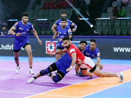 PKL: Haryana Steelers confirm playoff spot with win over Gujarat Giants | PKL: Haryana Steelers confirm playoff spot with win over Gujarat Giants PKL: Haryana Steelers confirm playoff spot with win over Gujarat Giants | PKL: Haryana Steelers confirm playoff spot with win over Gujarat Giants