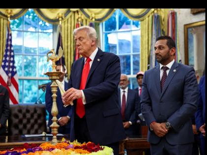 Trump participates in Diwali celebration in White House, calls PM Modi a 'great person, friend' | Trump participates in Diwali celebration in White House, calls PM Modi a 'great person, friend' Trump participates in Diwali celebration in White House, calls PM Modi a 'great person, friend' | Trump participates in Diwali celebration in White House, calls PM Modi a 'great person, friend'