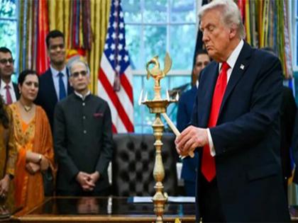 "Deeply honoured": India's Amb to US joins Trump for Diwali celebration at White House | "Deeply honoured": India's Amb to US joins Trump for Diwali celebration at White House "Deeply honoured": India's Amb to US joins Trump for Diwali celebration at White House | "Deeply honoured": India's Amb to US joins Trump for Diwali celebration at White House