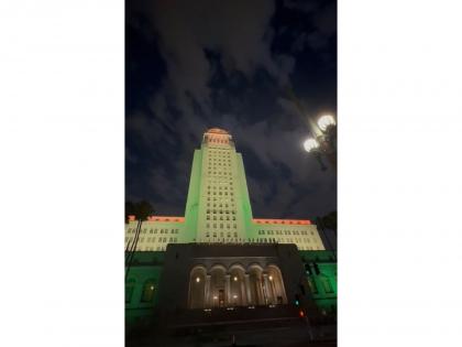 Los Angeles City Hall illuminated for first time to celebrate Diwali, honouring Indo-American community | Los Angeles City Hall illuminated for first time to celebrate Diwali, honouring Indo-American community Los Angeles City Hall illuminated for first time to celebrate Diwali, honouring Indo-American community | Los Angeles City Hall illuminated for first time to celebrate Diwali, honouring Indo-American community