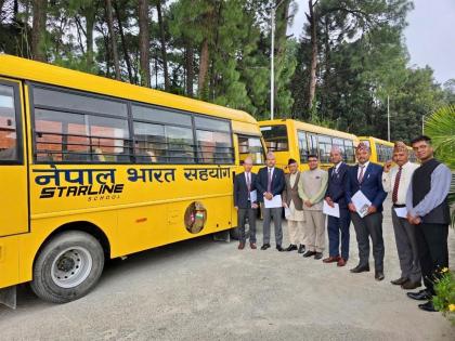 India donates 81 school buses to strengthen education across Nepal | India donates 81 school buses to strengthen education across Nepal India donates 81 school buses to strengthen education across Nepal | India donates 81 school buses to strengthen education across Nepal