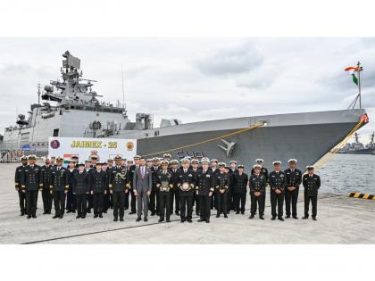 INS Sahyadri arrives at Yokosuka for India-Japan Maritime Exercise JAIMEX 25 | INS Sahyadri arrives at Yokosuka for India-Japan Maritime Exercise JAIMEX 25 INS Sahyadri arrives at Yokosuka for India-Japan Maritime Exercise JAIMEX 25 | INS Sahyadri arrives at Yokosuka for India-Japan Maritime Exercise JAIMEX 25