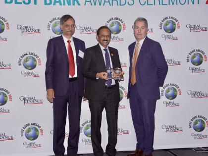 SBI receives 'World's Best Consumer Bank 2025' and 'Best Bank in India 2025' awards from Global Finance | SBI receives 'World's Best Consumer Bank 2025' and 'Best Bank in India 2025' awards from Global Finance SBI receives 'World's Best Consumer Bank 2025' and 'Best Bank in India 2025' awards from Global Finance | SBI receives 'World's Best Consumer Bank 2025' and 'Best Bank in India 2025' awards from Global Finance