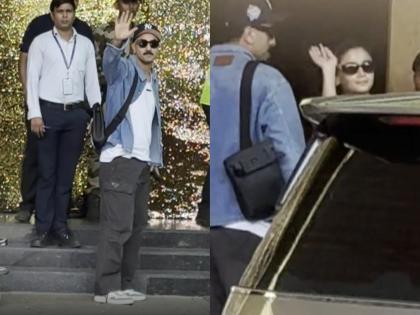 Ranbir-Alia make stylish appearance at Kalina airport with daughter Raha | Ranbir-Alia make stylish appearance at Kalina airport with daughter Raha Ranbir-Alia make stylish appearance at Kalina airport with daughter Raha | Ranbir-Alia make stylish appearance at Kalina airport with daughter Raha