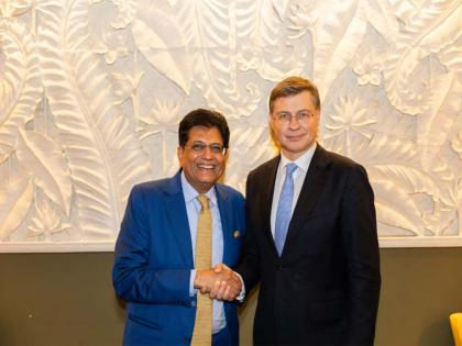 Piyush Goyal meets EU Commissioner in Berlin, discusses progress on India-EU FTA | Piyush Goyal meets EU Commissioner in Berlin, discusses progress on India-EU FTA Piyush Goyal meets EU Commissioner in Berlin, discusses progress on India-EU FTA | Piyush Goyal meets EU Commissioner in Berlin, discusses progress on India-EU FTA