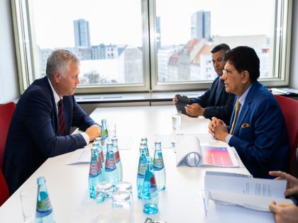 Piyush Goyal shares India's progress in manufacturing with ABB Group CEO | Piyush Goyal shares India's progress in manufacturing with ABB Group CEO Piyush Goyal shares India's progress in manufacturing with ABB Group CEO | Piyush Goyal shares India's progress in manufacturing with ABB Group CEO