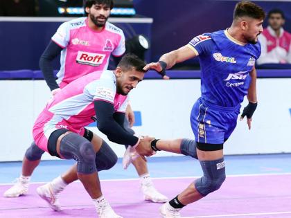 PKL: Jaipur Pink Panthers secure impressive win over Haryana Steelers in Play-in 1 | PKL: Jaipur Pink Panthers secure impressive win over Haryana Steelers in Play-in 1 PKL: Jaipur Pink Panthers secure impressive win over Haryana Steelers in Play-in 1 | PKL: Jaipur Pink Panthers secure impressive win over Haryana Steelers in Play-in 1