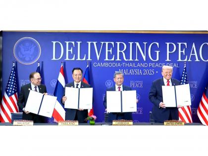 Thailand-Cambodia sign peace deal, pledge regional stability in presence of Trump, Anwar | Thailand-Cambodia sign peace deal, pledge regional stability in presence of Trump, Anwar Thailand-Cambodia sign peace deal, pledge regional stability in presence of Trump, Anwar | Thailand-Cambodia sign peace deal, pledge regional stability in presence of Trump, Anwar