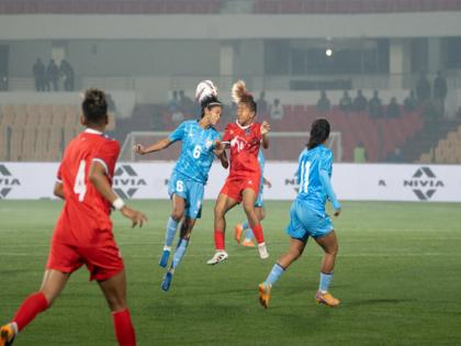 Nepal ride Sabitra Bhandari's brace to beat Blue Tigresses | Nepal ride Sabitra Bhandari's brace to beat Blue Tigresses