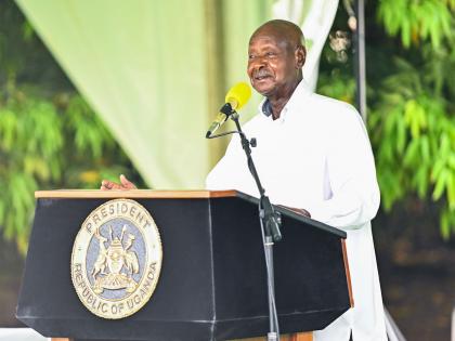 Uganda President Museveni commends India's entrepreneurial spirit at Diwali dinner | Uganda President Museveni commends India's entrepreneurial spirit at Diwali dinner Uganda President Museveni commends India's entrepreneurial spirit at Diwali dinner | Uganda President Museveni commends India's entrepreneurial spirit at Diwali dinner