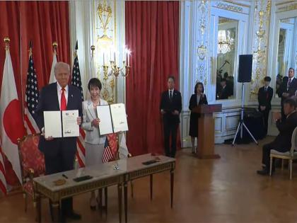 Trump, Takaichi ink trade and rare earth pacts to usher in "new golden age" of ties | Trump, Takaichi ink trade and rare earth pacts to usher in "new golden age" of ties Trump, Takaichi ink trade and rare earth pacts to usher in "new golden age" of ties | Trump, Takaichi ink trade and rare earth pacts to usher in "new golden age" of ties