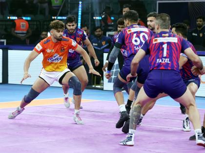 Dabang Delhi K.C. book finals berth after clinching thrilling tiebreaker win against Puneri Paltan in Qualifier 1 | Dabang Delhi K.C. book finals berth after clinching thrilling tiebreaker win against Puneri Paltan in Qualifier 1 Dabang Delhi K.C. book finals berth after clinching thrilling tiebreaker win against Puneri Paltan in Qualifier 1 | Dabang Delhi K.C. book finals berth after clinching thrilling tiebreaker win against Puneri Paltan in Qualifier 1