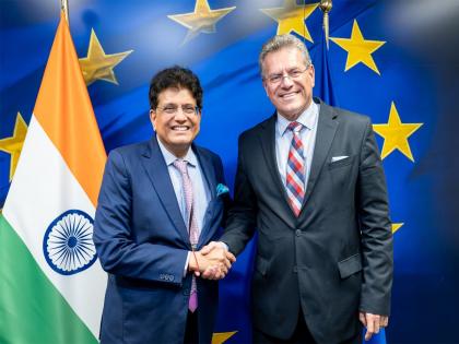 Piyush Goyal holds talks with EU Commissioner Maros Sefcovic on India-EU FTA negotiations | Piyush Goyal holds talks with EU Commissioner Maros Sefcovic on India-EU FTA negotiations Piyush Goyal holds talks with EU Commissioner Maros Sefcovic on India-EU FTA negotiations | Piyush Goyal holds talks with EU Commissioner Maros Sefcovic on India-EU FTA negotiations