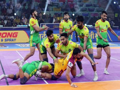 PKL 12: Bharat powers Telugu Titans past Patna Pirates to set up Qualifier 2 clash with Puneri Paltan | PKL 12: Bharat powers Telugu Titans past Patna Pirates to set up Qualifier 2 clash with Puneri Paltan PKL 12: Bharat powers Telugu Titans past Patna Pirates to set up Qualifier 2 clash with Puneri Paltan | PKL 12: Bharat powers Telugu Titans past Patna Pirates to set up Qualifier 2 clash with Puneri Paltan