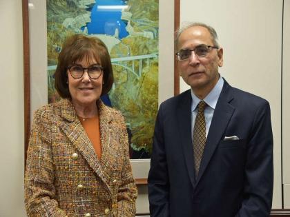 Ambassador Kwatra hails Senator Jacky Rosen's support for strengthening India-US counterterrorism cooperation, holds discussions on trade, AI | Ambassador Kwatra hails Senator Jacky Rosen's support for strengthening India-US counterterrorism cooperation, holds discussions on trade, AI Ambassador Kwatra hails Senator Jacky Rosen's support for strengthening India-US counterterrorism cooperation, holds discussions on trade, AI | Ambassador Kwatra hails Senator Jacky Rosen's support for strengthening India-US counterterrorism cooperation, holds discussions on trade, AI