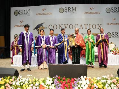 SRM University-AP Celebrates Academic Excellence at the 5th Convocation | SRM University-AP Celebrates Academic Excellence at the 5th Convocation SRM University-AP Celebrates Academic Excellence at the 5th Convocation | SRM University-AP Celebrates Academic Excellence at the 5th Convocation