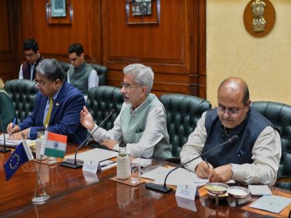 Jaishankar meets EU trade delegation, says "India-EU FTA can make a big difference" | Jaishankar meets EU trade delegation, says "India-EU FTA can make a big difference" Jaishankar meets EU trade delegation, says "India-EU FTA can make a big difference" | Jaishankar meets EU trade delegation, says "India-EU FTA can make a big difference"