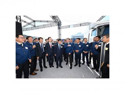 Hyundai Motor Breaks Ground on Hydrogen Fuel Cell Production Facility in Korea | Hyundai Motor Breaks Ground on Hydrogen Fuel Cell Production Facility in Korea