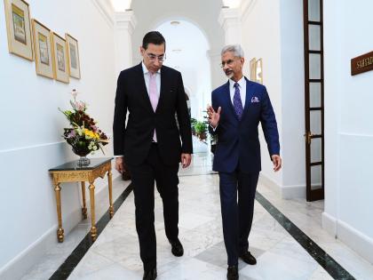 Cyprus FM Kombos, EAM Jaishankar express "satisfaction" with progress in New Delhi-Nocisia ties | Cyprus FM Kombos, EAM Jaishankar express "satisfaction" with progress in New Delhi-Nocisia ties Cyprus FM Kombos, EAM Jaishankar express "satisfaction" with progress in New Delhi-Nocisia ties | Cyprus FM Kombos, EAM Jaishankar express "satisfaction" with progress in New Delhi-Nocisia ties